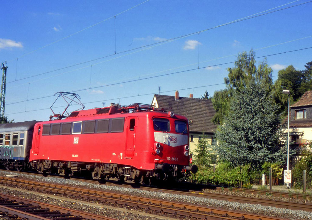 E-Lok - BR 110 263-1 -Aufnahme: Karl-Heinz Reichert