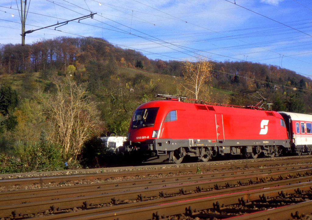 E-Lok 1016 001-8 - Aufnahme: Karl-Heinz Reichert