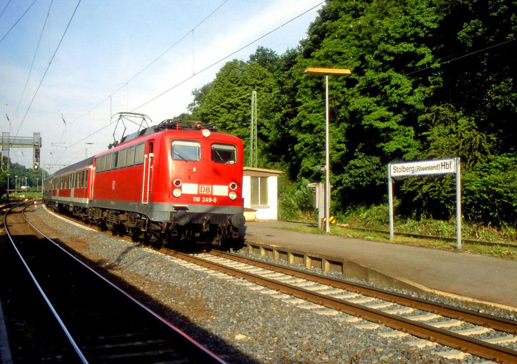 E-Lok - BR 110 249-0 - Aufnahme: Werner Schwan