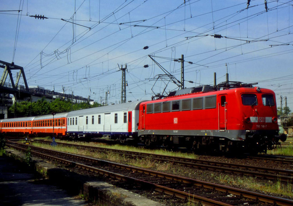 E-Lok - BR 110 118-7 - Aufnahme: Werner Schwan