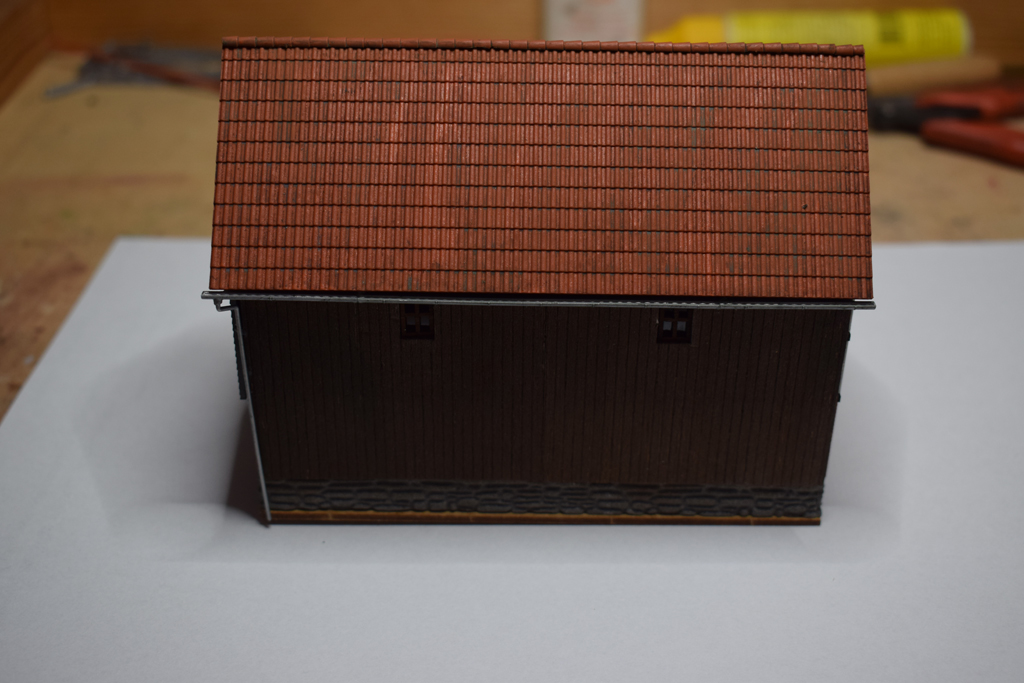 Bauernhaus mit Unterstand Busch (1511) in Fachwerkbauweise mit Schindel und Putzelementen.