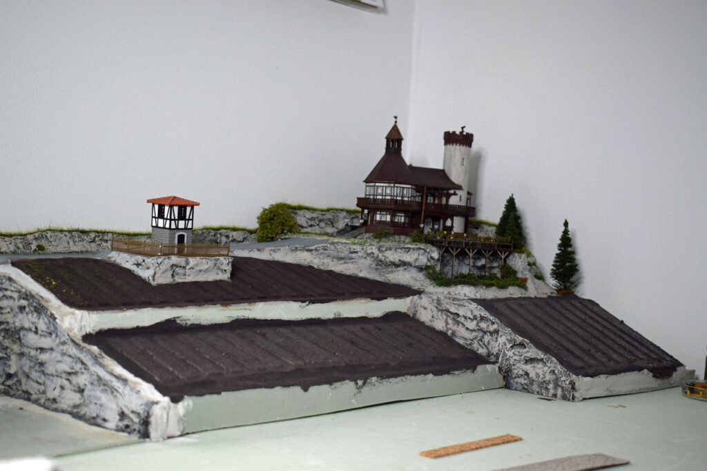 Grundgerüst für den Weinberg