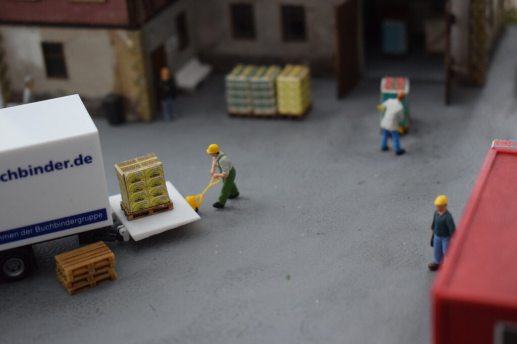 Karton Handel Diorama