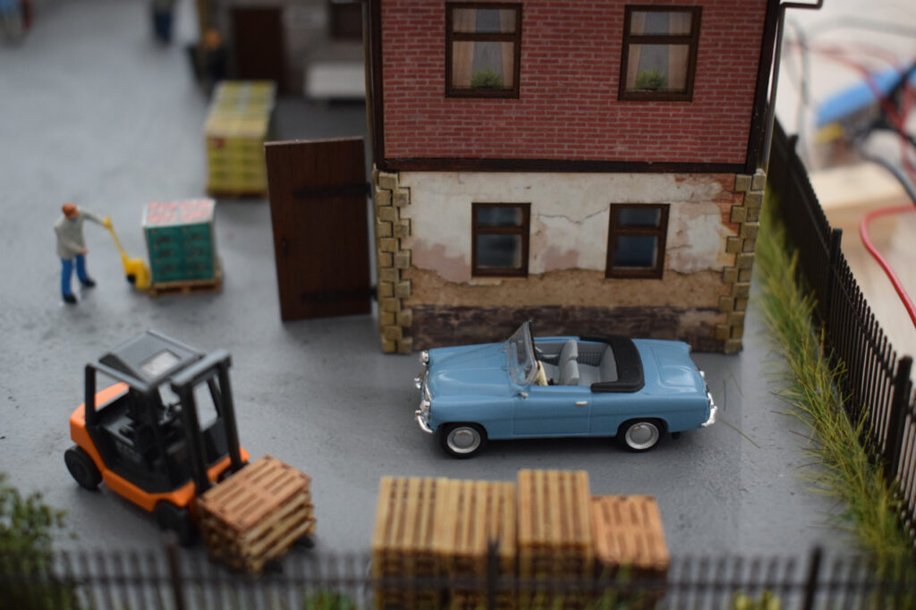 Gabelstapler mit Palletten