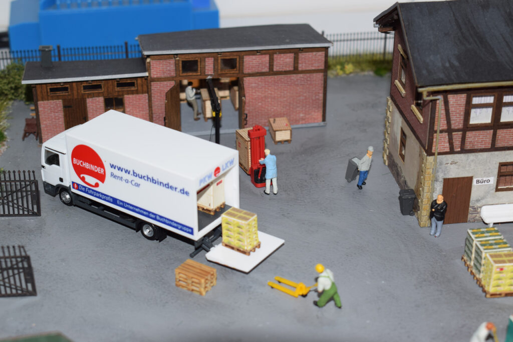 Karton Handel Diorama