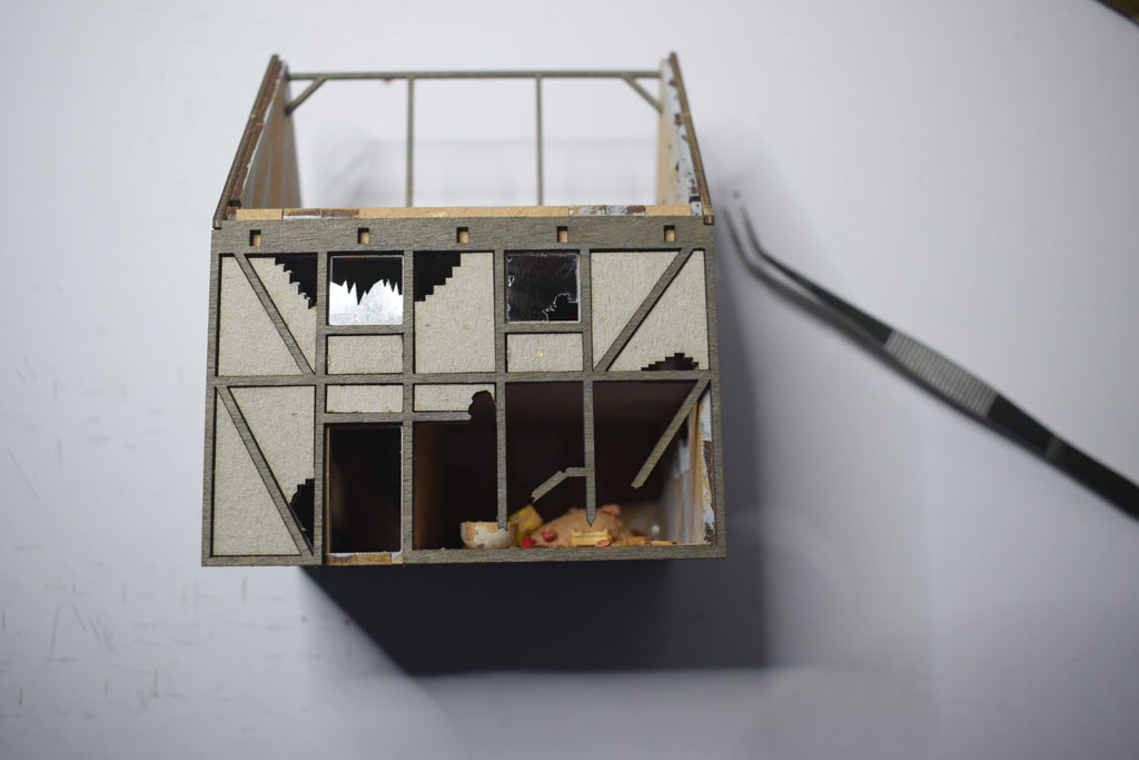 Grundgerüst des Hauses vor weiterer Gestaltung.