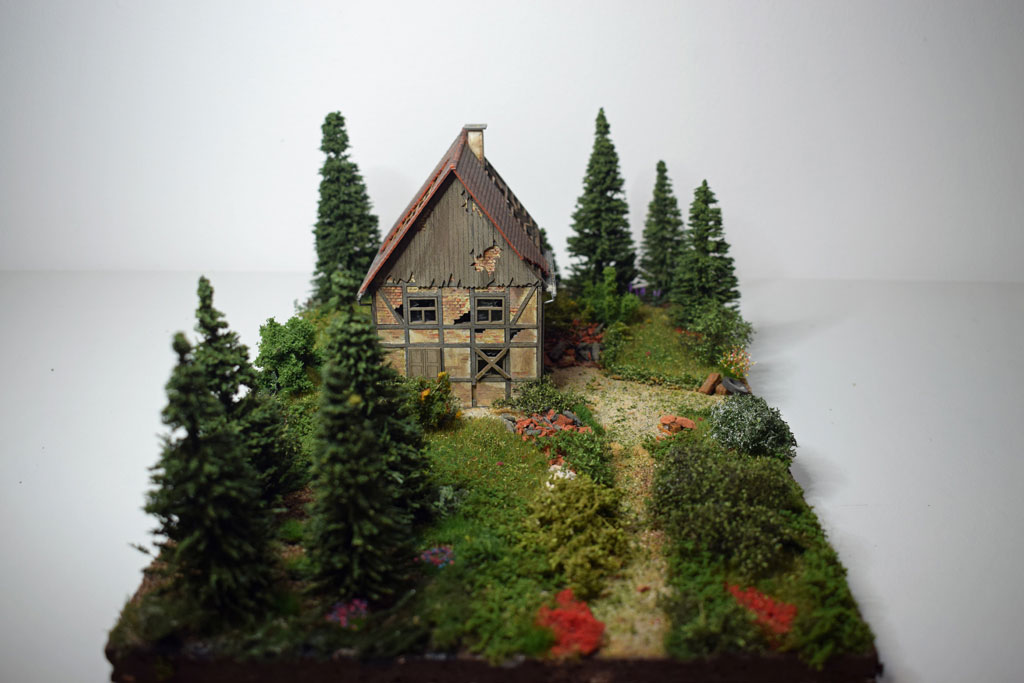 Seitenansicht nach Fertigstellung