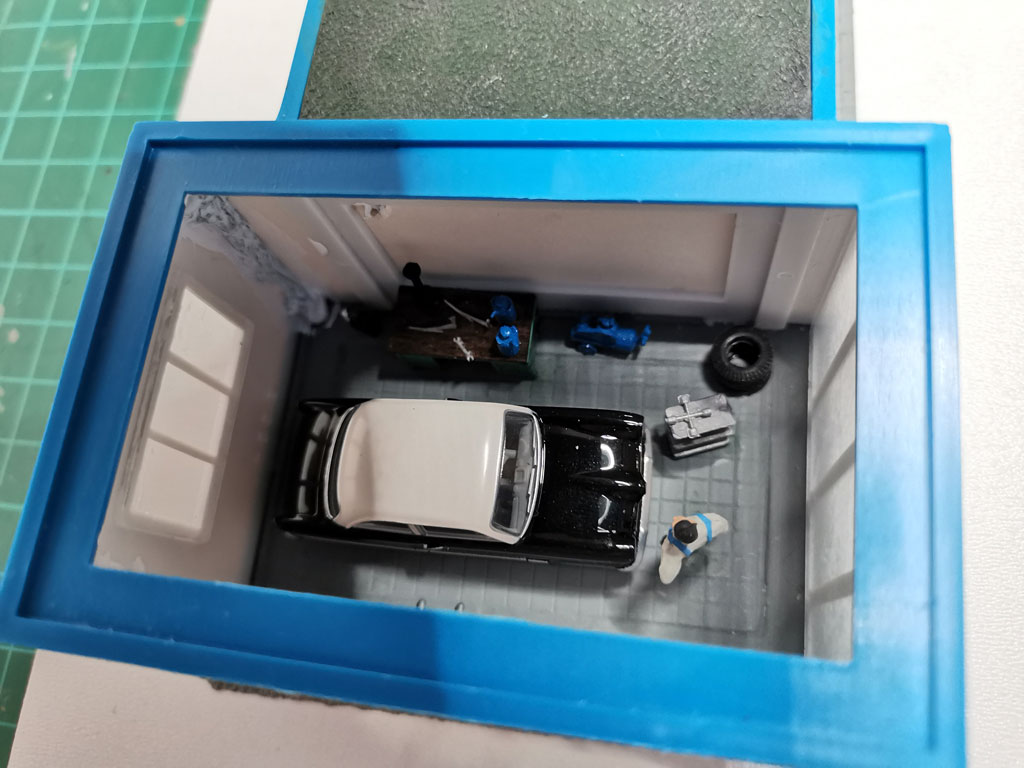 Draufsicht Werkstatt