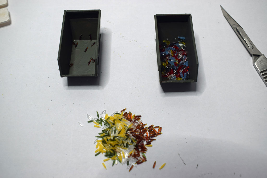 Container für Flaschen zur Entsorgung